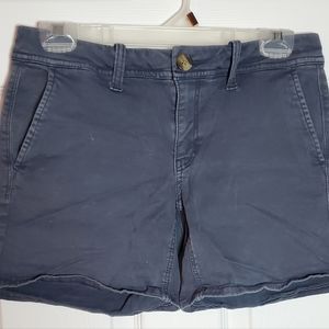 American Eagle super stretch cotton polyester blue/grey shorts 4